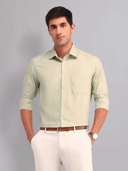 AD By Arvind Men
                        Solid Formal Shirt