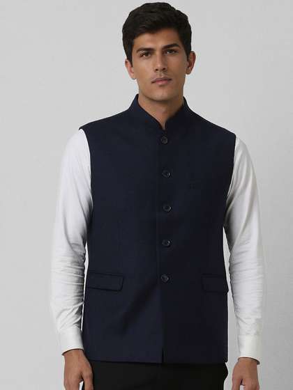 Van Heusen Men Slim Fit Nehru Jacket