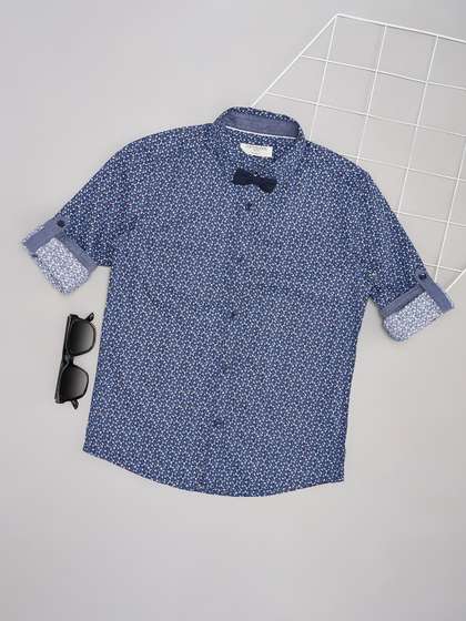 Pantaloons Junior Boys
                    Opaque Party Shirt