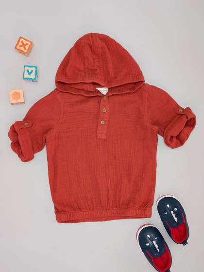 Pantaloons Baby Boys
                      Opaque Party Shirt
