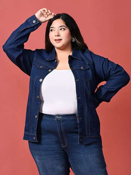 Funday Fashion Women
                        Longline Denim Jacket