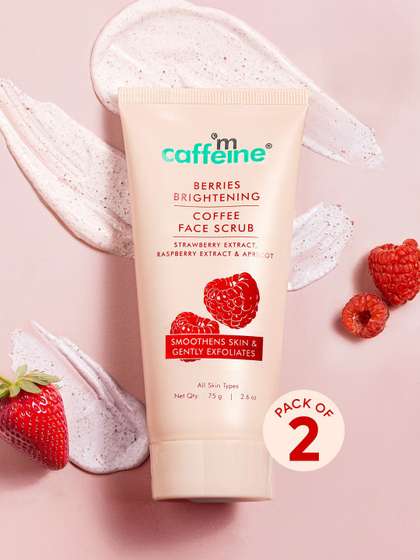 MCaffeine Set Of 2
                        Berries Brightening Coffee Face Scrub - 75 g
                        Each