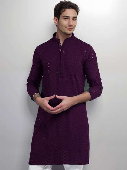 DEVOILER Ethnic Motifs Straight Kurta