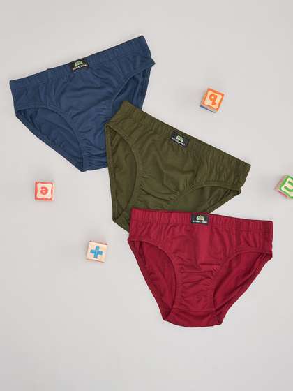 Pantaloons Junior Pack
                    Of 3 Mid-Rise Seamless Basic Briefs 8909044734273