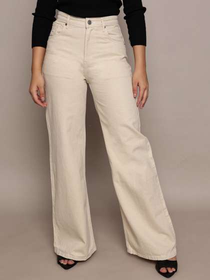 French Connection Women Smart Relaxed Fit Stretchable Jeans