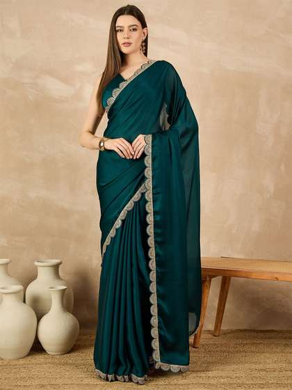 all about you Satin Saree