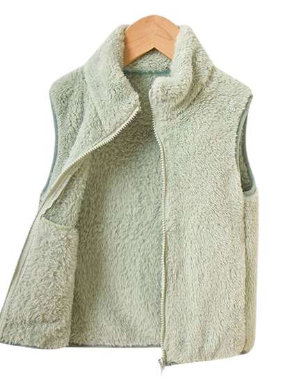 Xsole Kids Self
                      Designed Sleeveless Winter Overcoat