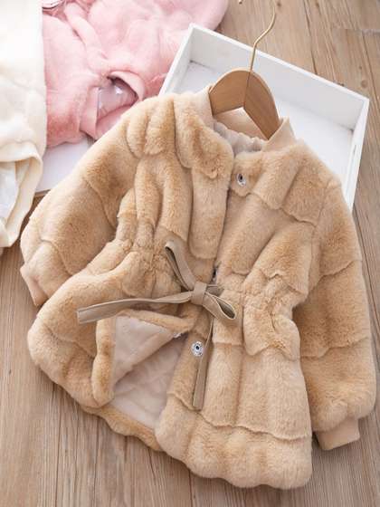 Xsole Kids Self Design
                    Single Breasted Mock Collar Winter Overcoat
