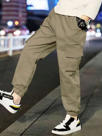 BAESD Boys Relaxed
                    Cargos Regular Fit Trousers