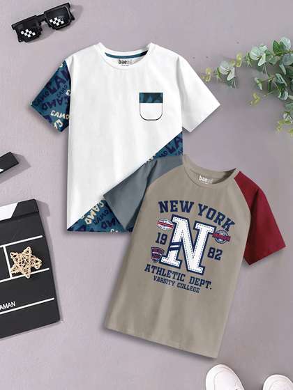 BAESD Boys 2 Pure Cotton T-shirt