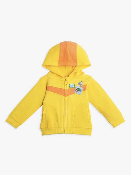 Ed-a-Mamma Baby Boys
                    Outdoor Open Front Jacket with Patchwork