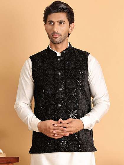 Jompers Men
                        Embellished Nehru Jackets