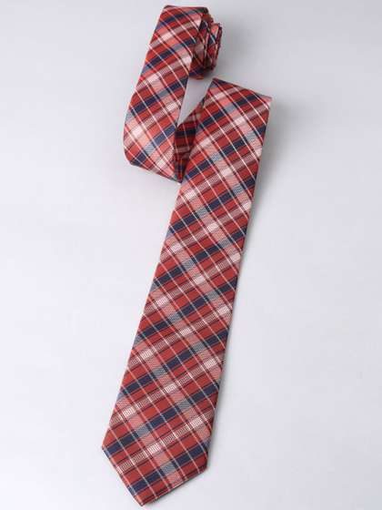 Van Heusen Men Checked
                    Broad Tie