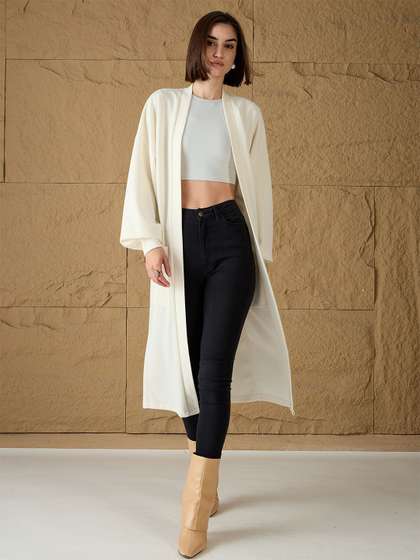SASSAFRAS Open
                          Front Longline Shrug