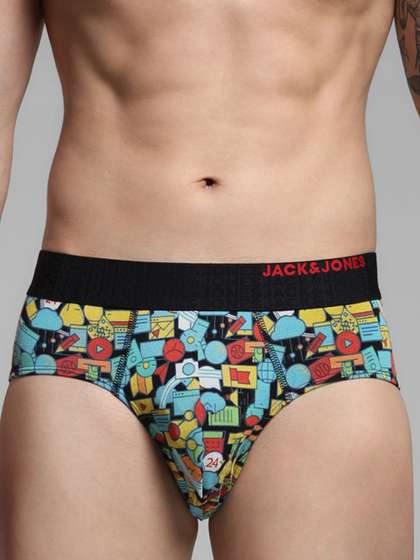 Jack & Jones Men
                        Low-Rise Printed Basic Briefs 9013154001