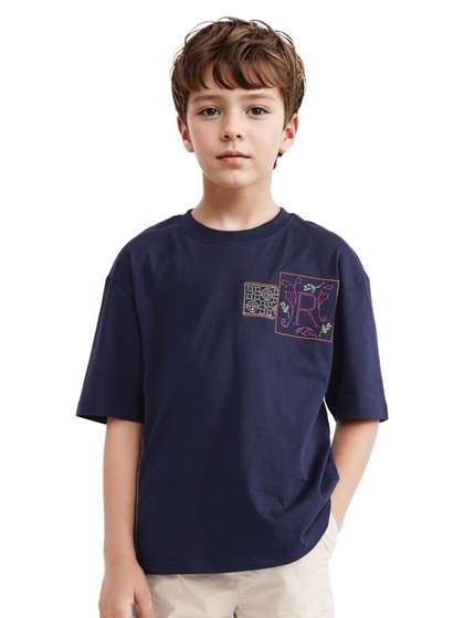 RARE ONES Rare Ones Boys Embroidered Boxy T-Shirt