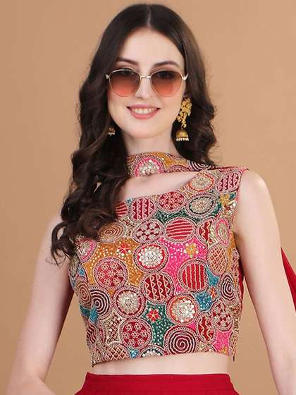 Kinjo Women Embroidered Crop Top
