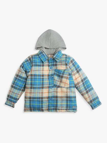 Ed-a-Mamma Boys
                      Checked Outdoor Puffer Jacket