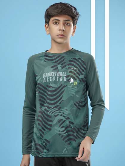 Technosport Boys Printed UPF50 Slim Fit T-shirt