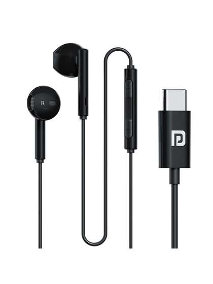 Portronics Ear Type C
                      Wired Earphones With HD Mic Headphones