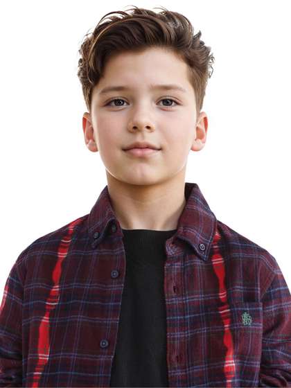 Rare Ones Boys Checked
                    Shirt