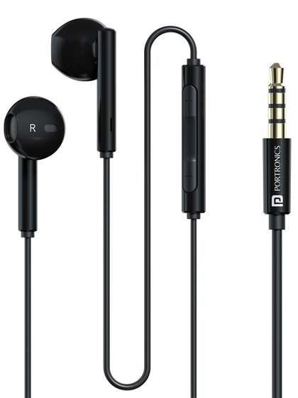 Portronics True
                          Wired Earphone With HD Mic