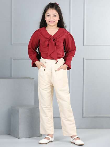 Cutiekins Girls Top with
                    Trousers