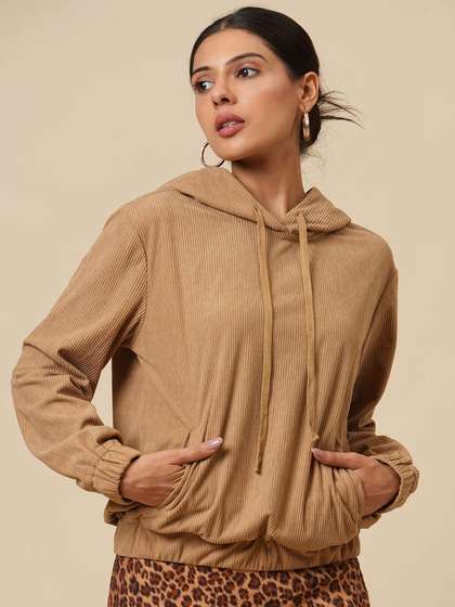 Chemistry Women
                        Ribbed Hooded Sweatshirt