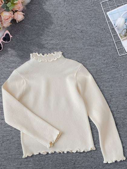 FOREVER FRIDAY Girls
                    Turtle Neck Long Sleeves Cardigan