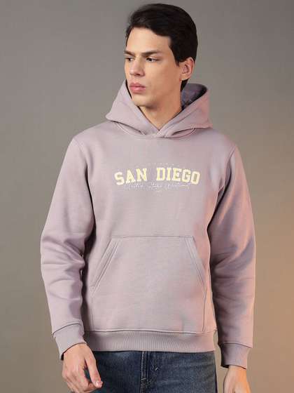 FCK GOLD Men Printed Hooded Sweatshirt