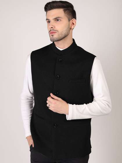 PROTEX Mandarin Collar Nehru Jacket