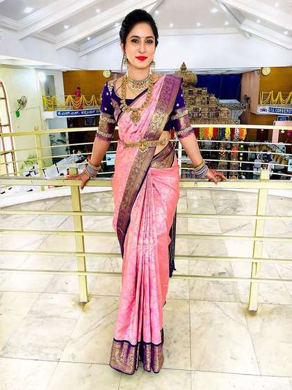 Anouk Floral Kanjeevaram Saree