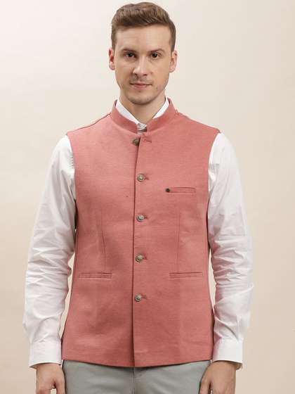 Turtle Mandarin Collar Nehru Jacket