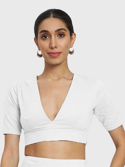Thevasa V-Neck Saree Blouse