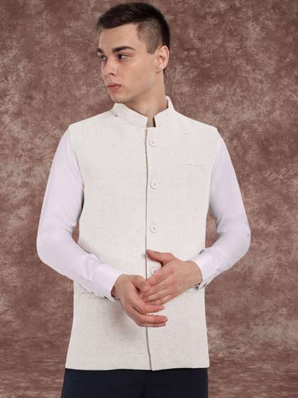 SKAVIJ Men Nehru Jacket