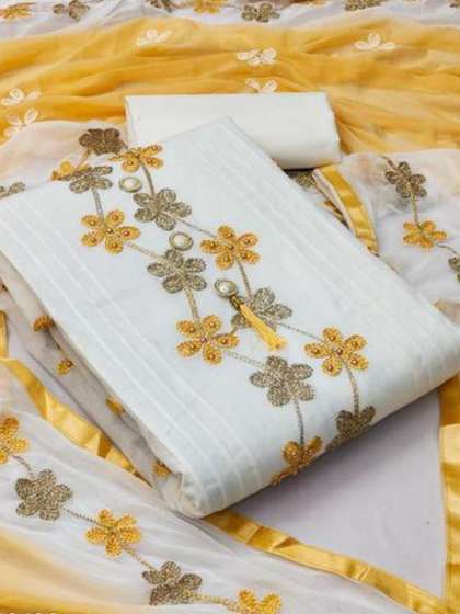 Suha Unstitched
                        Dress Material