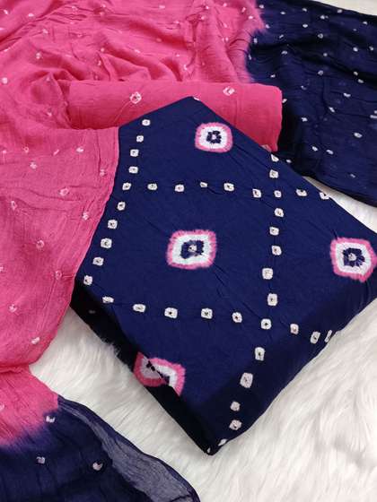 KALINI Printed Unstitched Dress Material