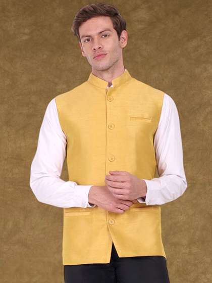 SKAVIJ Men Nehru Jacket