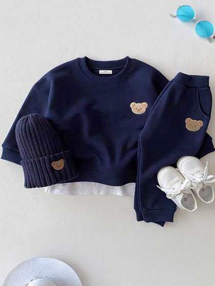 FOREVER FRIDAY Boys Full
                    Sleeve Round Neck Clothing set