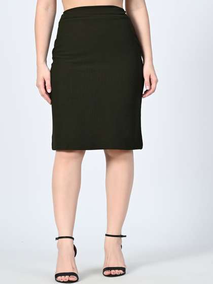 OWL MINK Pencil Knee-Length Skirts