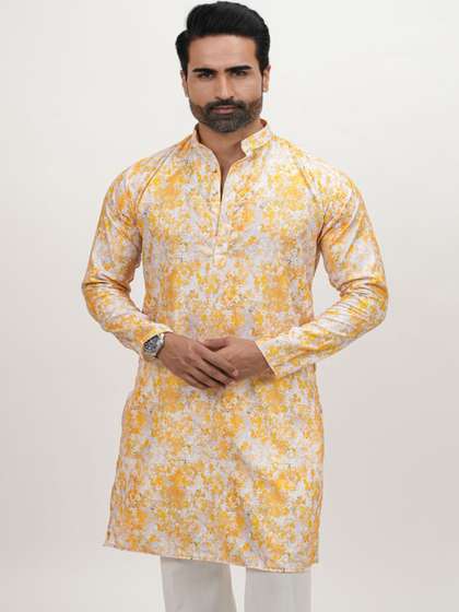 DIOGO LOUIS Men Floral Printed Kurta