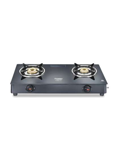 Prestige Glass Top 2 Burner Gas Stove
