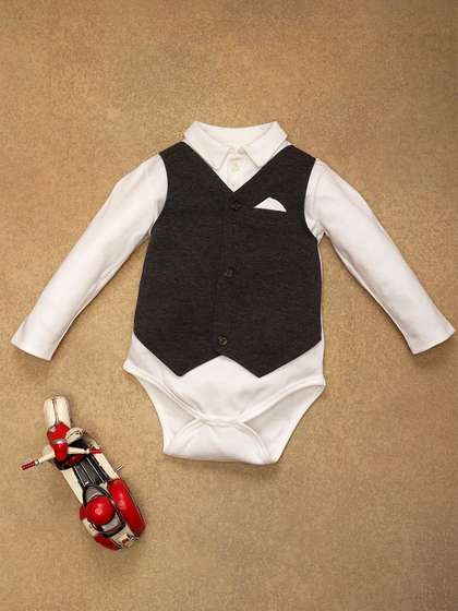 One Friday Boys Cotton
                    Bodysuit