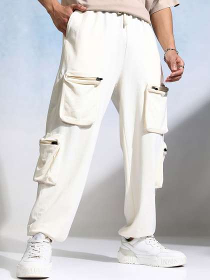 HIGHLANDER Men Straight Fit Joggers Trousers