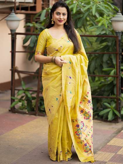 Mitera Woven Design Paithani Saree