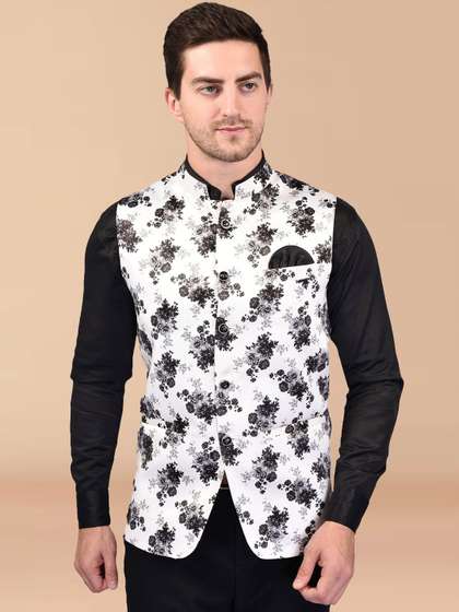 BOWLIFESTYLE Printed Nehru Jackets