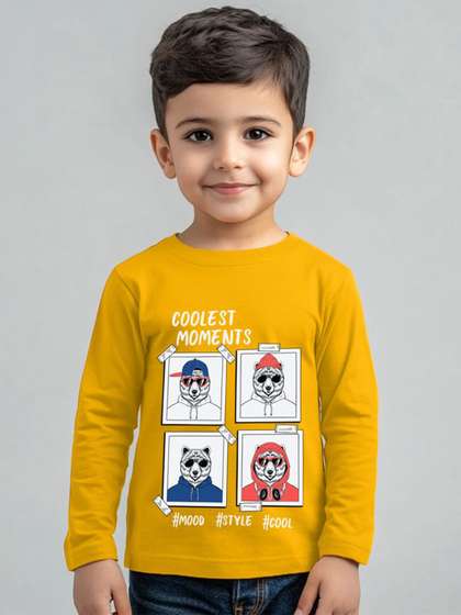 Nauti Nati Boys Printed Bio Finish T-shirt