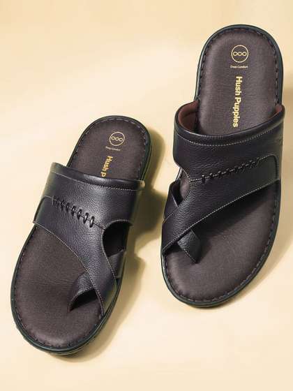 Hush Puppies Men Leather
                    Comfort Sandals