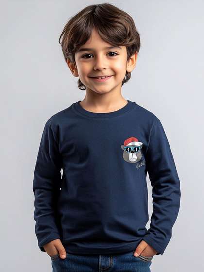 Nauti Nati Boys Printed Bio Finish T-shirt