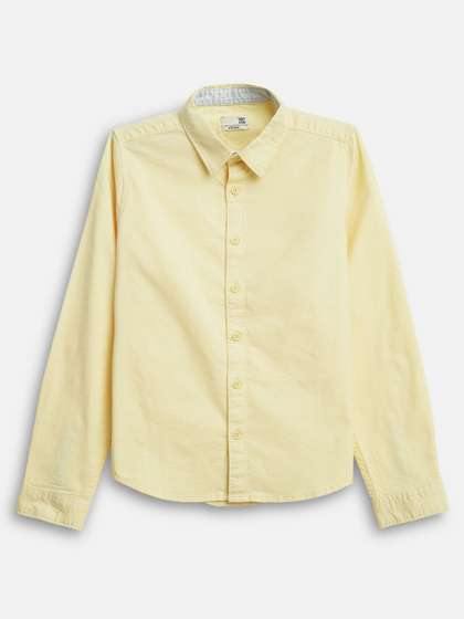 BONKIDS Boys Opaque
                      Casual Shirt